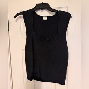 Abercrombie & Fitch Black Knit Tank Top
